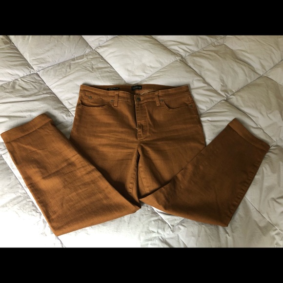 Talbots Ankle Jean Rust Size 12 Regular